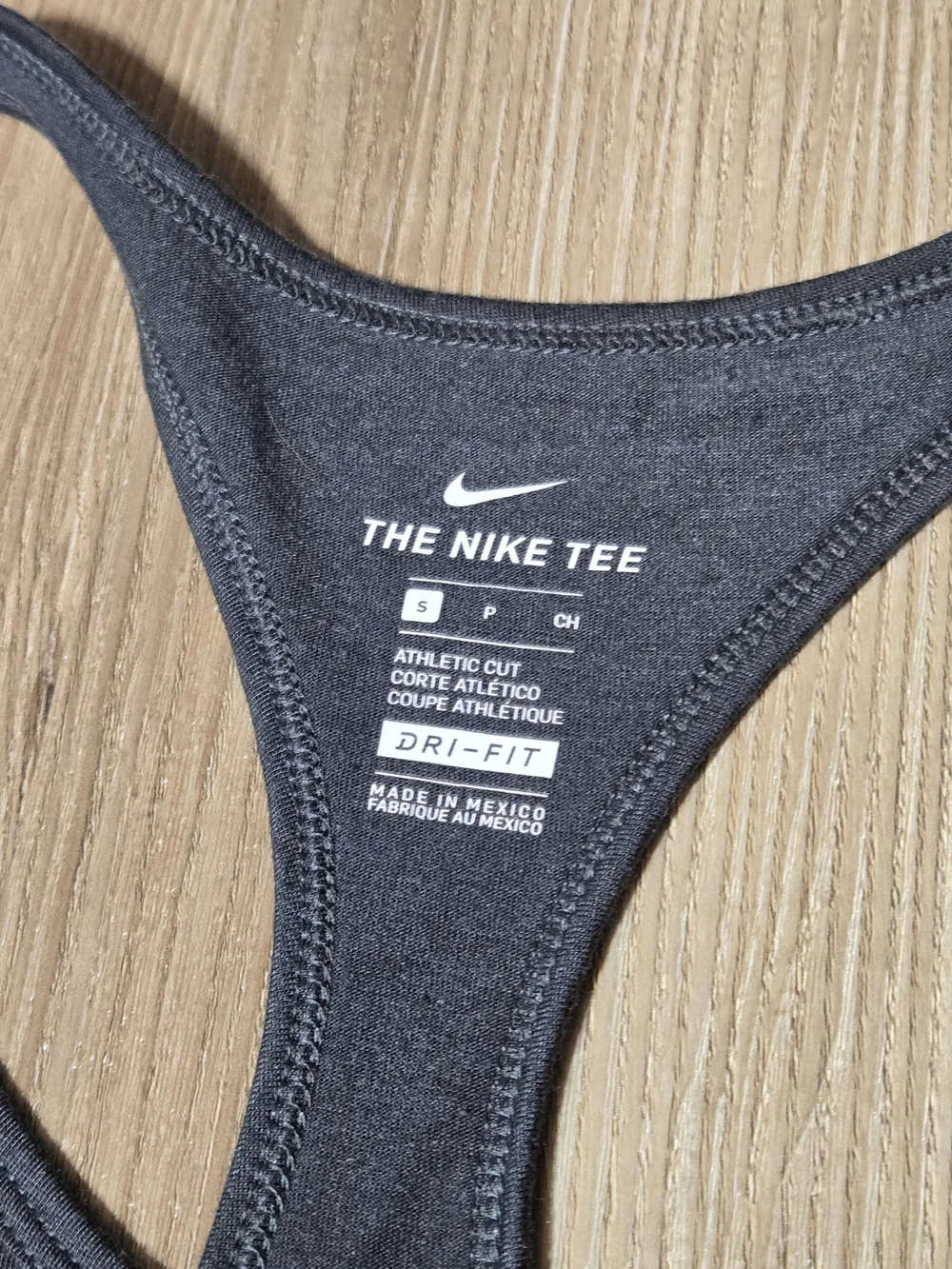 Nike Dri-FIT Racerback Tank Top - Charcoal
